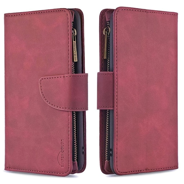 Premium Wallet iPhone 12 Pro / iPhone 12 etui - Rød Red