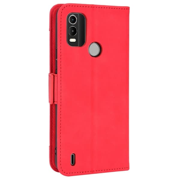 Moderne Nokia C21 Plus læderetui med pung - Rød Red