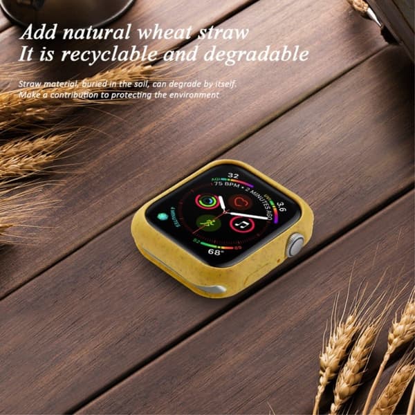 Apple Watch Series 5 40 mm slitesterkt etui - Gul Yellow