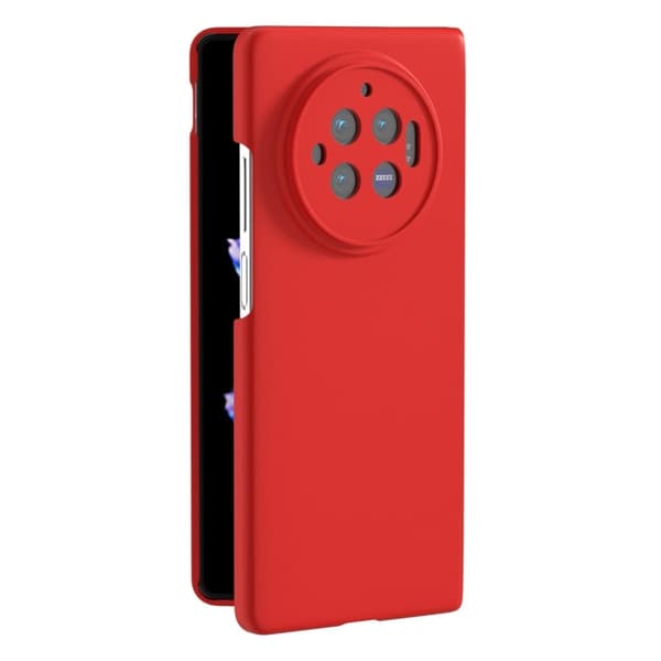 Mikrofiberforet blødt gummi vivo X Fold3 cover - Rød Red