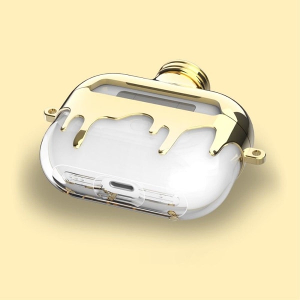 AirPods Pro 2 / Pro perfume bottle style with strap - Gold Guld