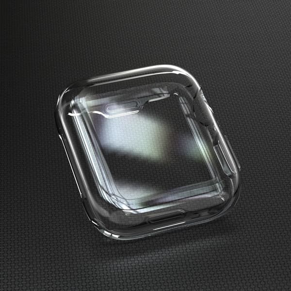 Apple Watch (41mm) kirkas, pehmeä TPU-suojus Transparent