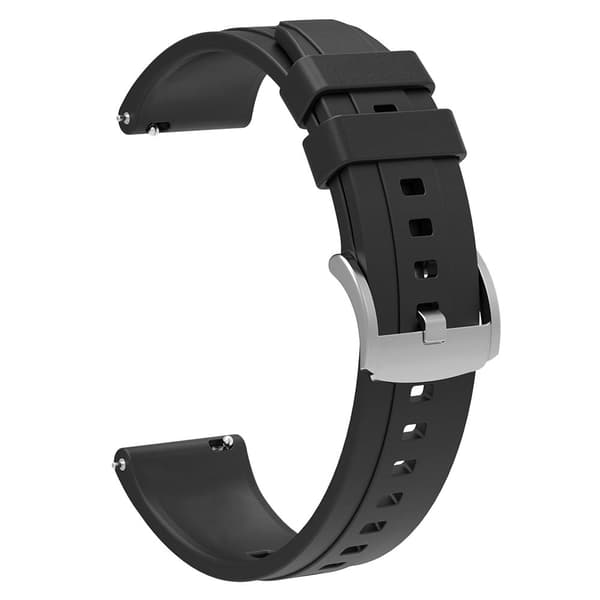 Huawei Watch GT 4 41mm Blød silikone urrem udskiftningstilbehør - Sort Black