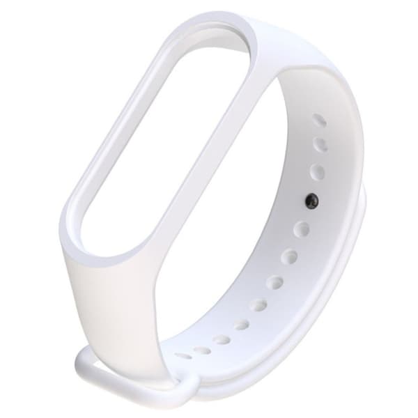 Xiaomi Mi Smart Armbånd 4 Silikon Klokkereim - Hvit White