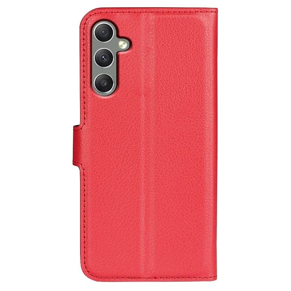 Classic Samsung Galaxy A24 4G Läppäkotelo - Punainen Red