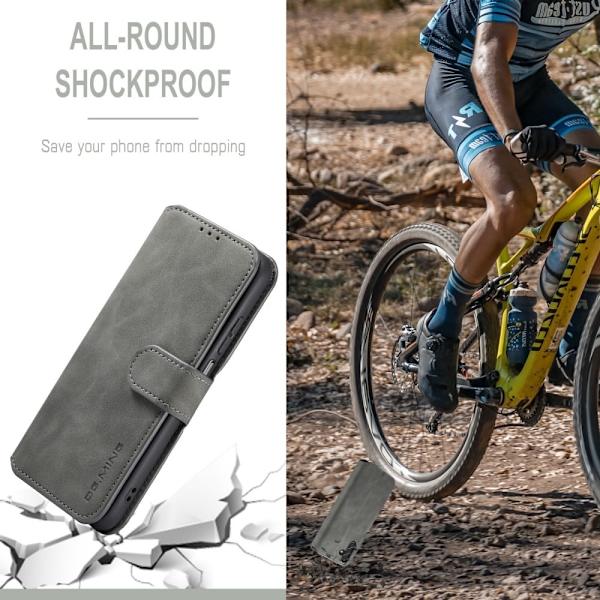 DG.Ming Retro Samsung Galaxy A13 5G fodral - Silver/Grå Silvergrå