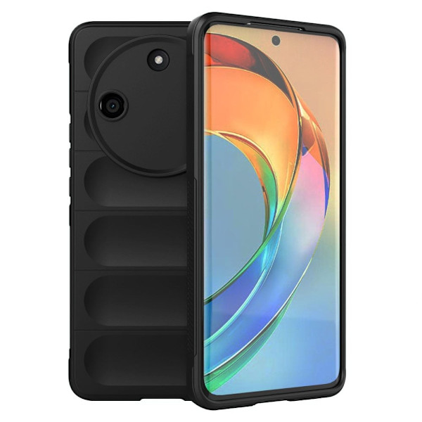 Blødt grebsformet cover til Honor X50 - Sort Black