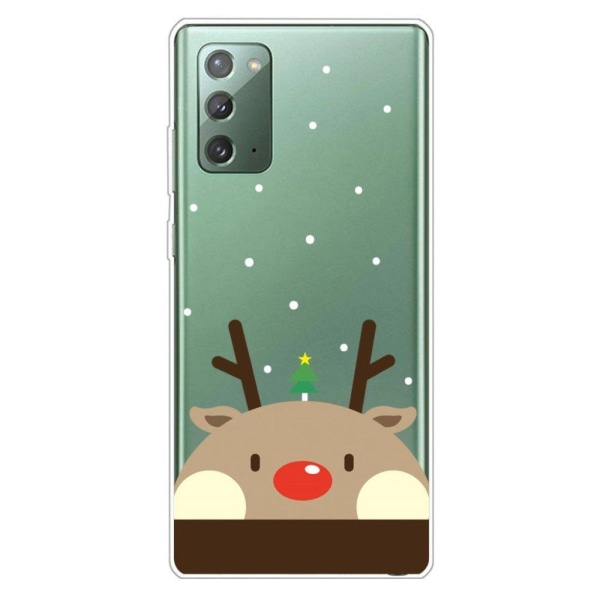 Juletaske til Samsung Galaxy Note 20 - Brun Elg Brown