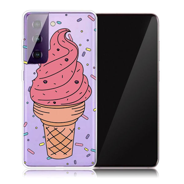 Deco Samsung Galaxy S21 etui - is Pink