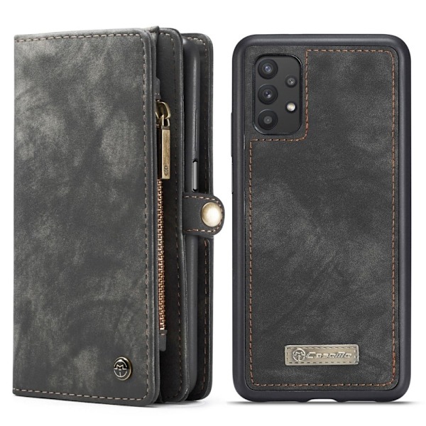 CaseMe Samsung Galaxy A32 5G Pung med Lynlås - Sort Black