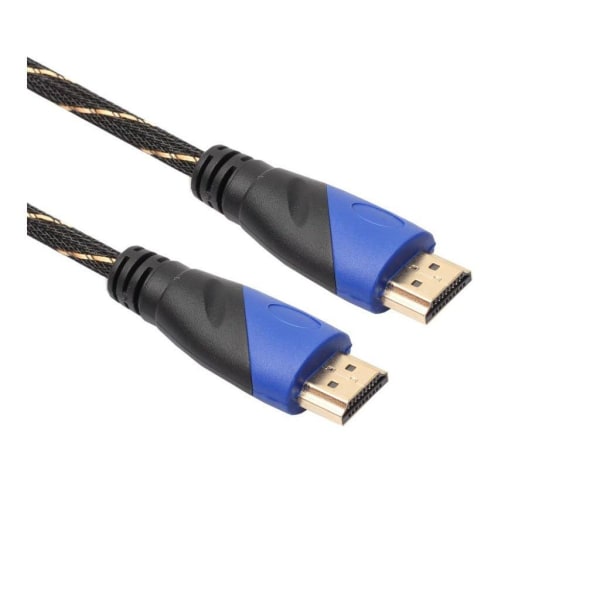 HDMI kabel i 0.5M mesh lager flätad V1.4 AV HD 3D for PS3 Xbox HDTV 1080P Blå