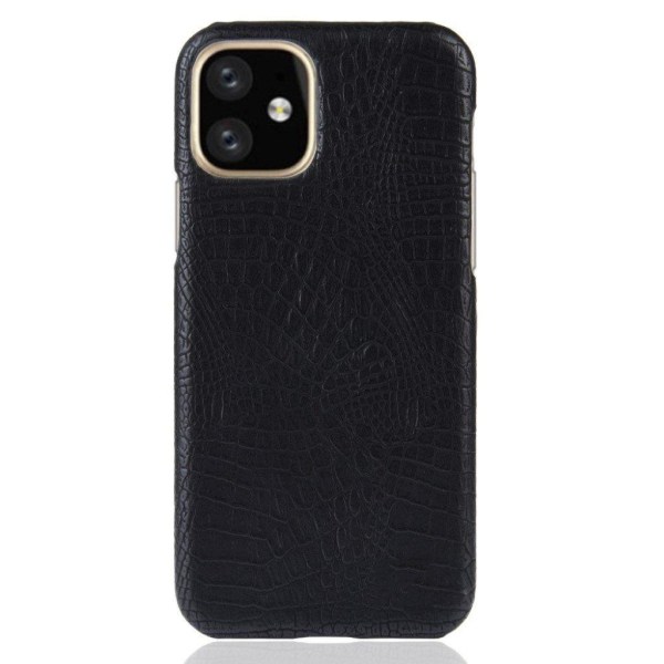 Croco iPhone 11 etui - Sort Black