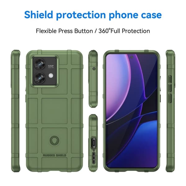 Rugged Shield Motorola Edge 40 Neo skal - Grön Grön