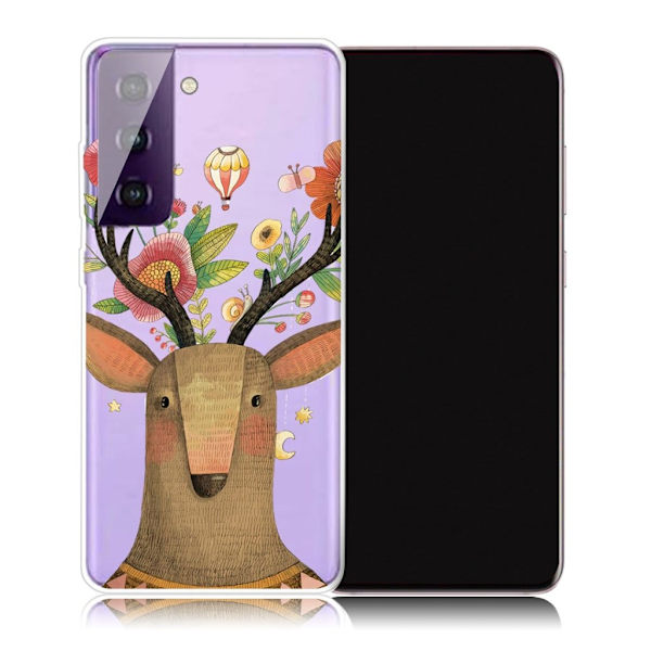 Deco Samsung Galaxy S21 Plus Etui - Elg Brown