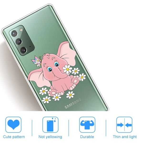 Deco Samsung Galaxy Note 20 cover - Pink Pink