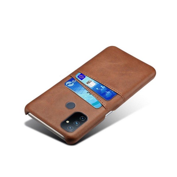 Dual Card OnePlus Nord N100 kotelot - Ruskea Brown