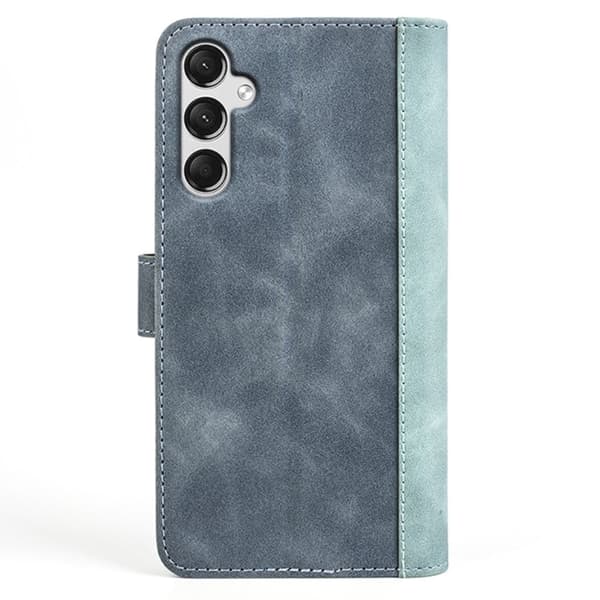 Tofarget lærdeksel for Samsung Galaxy A25 - Blå Blue