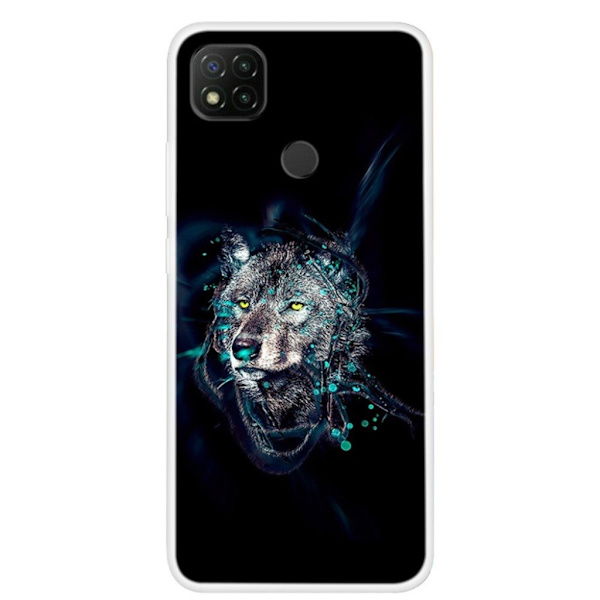 Deco Xiaomi Redmi 9C Etui - Ulv Black