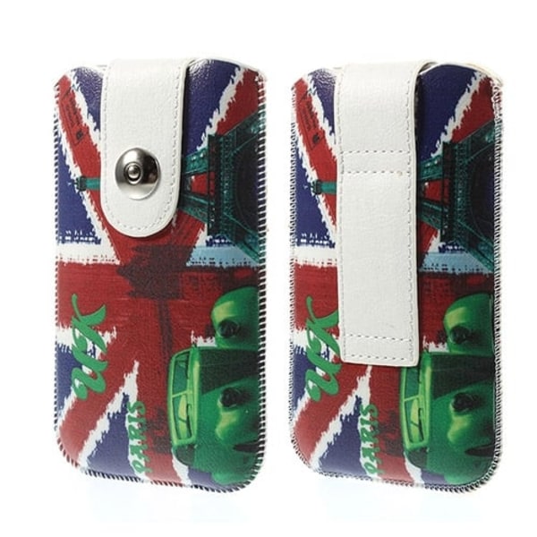 Undset (UK & Eiffel Tower) iPhone 6 Nahkapussi Multicolor