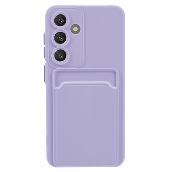 Kortholder cover til Samsung Galaxy A55 - Lilla Purple