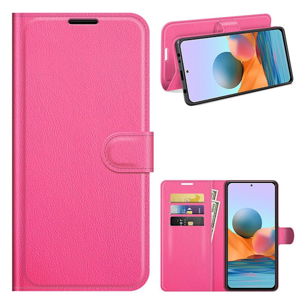 Classic Xiaomi Redmi Note 10 Pro Flippetui - Rose Pink