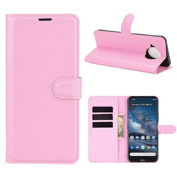Classic Nokia 8.3 5G flip etui - pink Pink