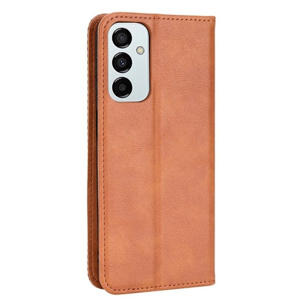 Bofink Vintage Samsung Galaxy M23 læderetui - Brun Brown