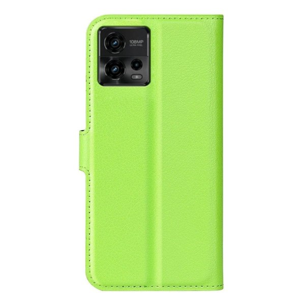 Klassisk Motorola Moto G72 Flip Etui - Grøn Green