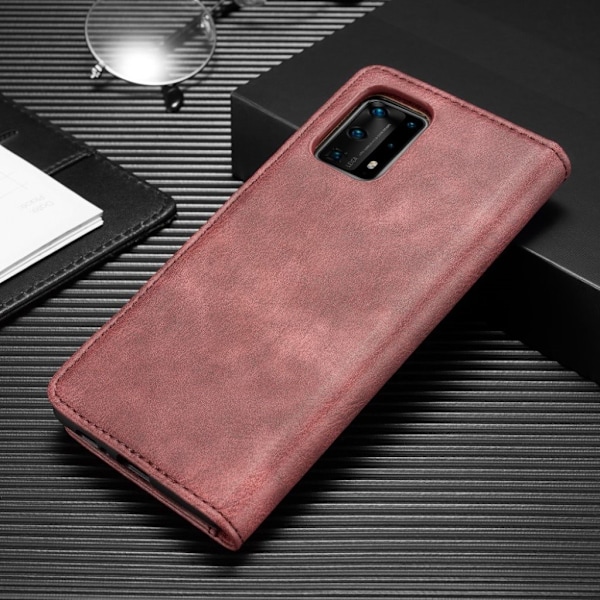 DG.MING Samsung Galaxy A31 2-in1 Wallet kotelot - Punainen Red
