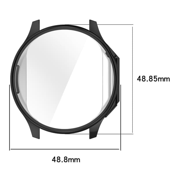 Oppo Watch X / OnePlus Watch 2 Electroplating flexible Cover Full Coverage Watch Case - Silver Silvergrå