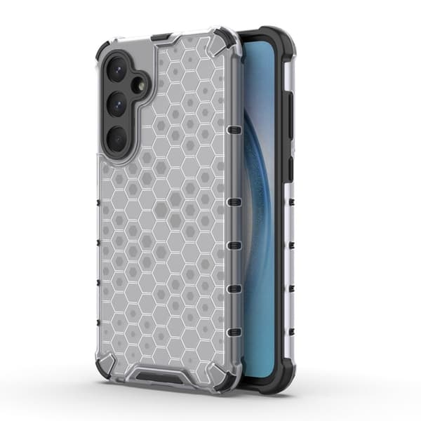 Bofink Honeycomb Samsung Galaxy A55 kotelot - Harmaa Silver grey