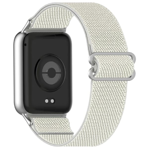 Udskiftningsrem Xiaomi Smart Band 9 Pro / 8 Pro / Redmi Watch 5 / 4 Justerbar elastisk nylonurrem - Stjernelys White