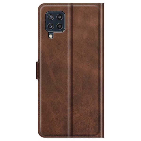 LC.IMEEKE Samsung Galaxy M32 flip etui - Brun Brown