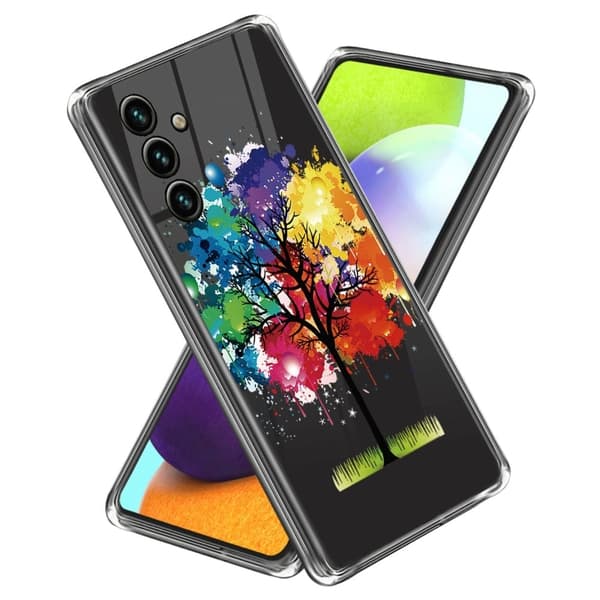 Deco Samsung Galaxy A54 skal - Färgglatt Träd multifärg