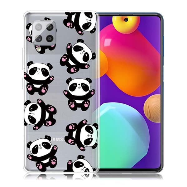 Deco Samsung Galaxy M62 / F62 Etui - Pandaer Black