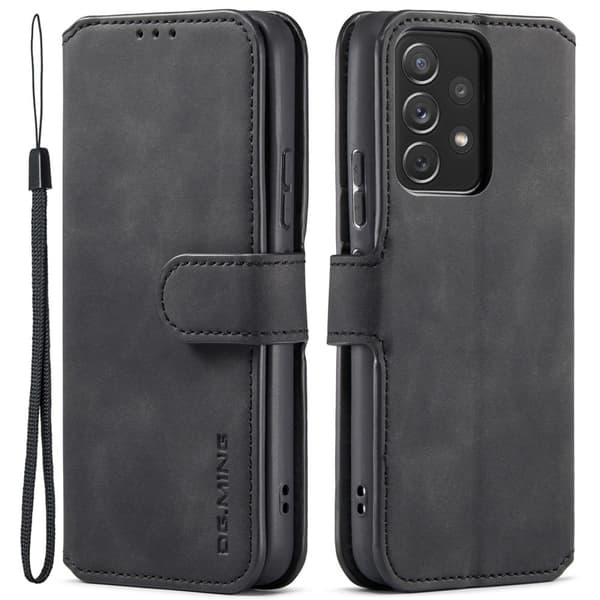 DG.Ming Samsung Galaxy A53 5G Retro Etui - Svart Black
