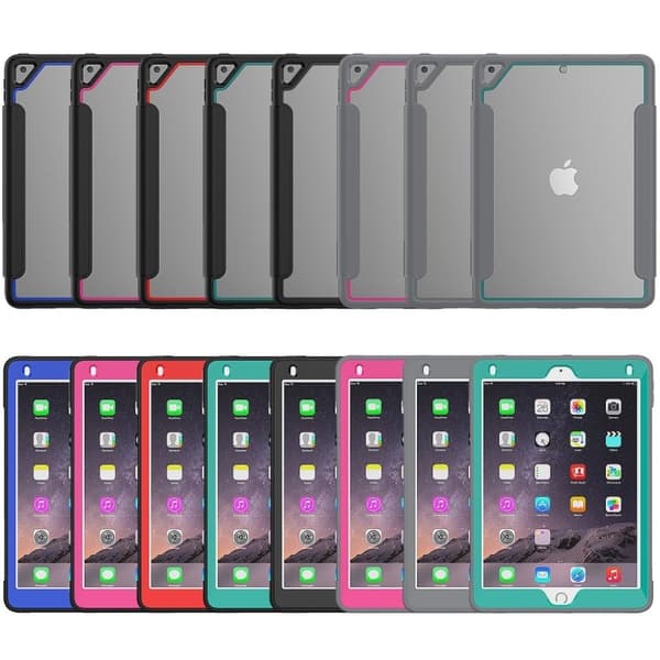 iPad (2018) elegant trefoldig etui - Grå / Rose Silver grey