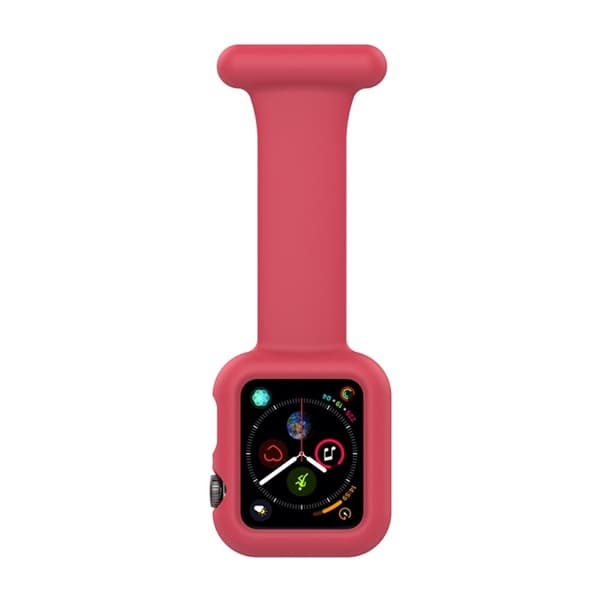 Apple Watch (45mm) silikoninen ranneke - Punainen Red