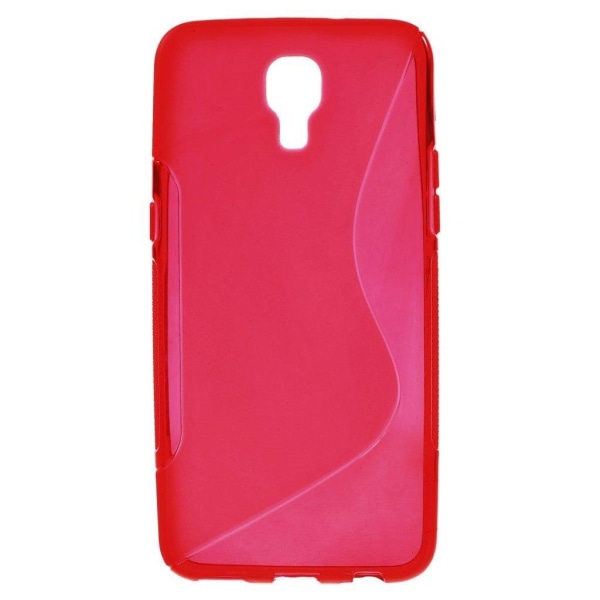 Lagerlöf LG X Screen cover med s-kurvet mønster - Rød Red