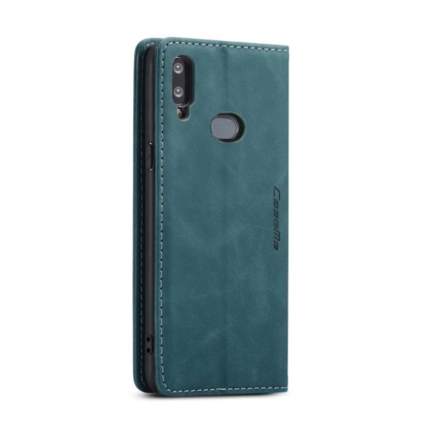 CaseMe Samsung Galaxy A10s Vintage kotelot - Sininen Blue
