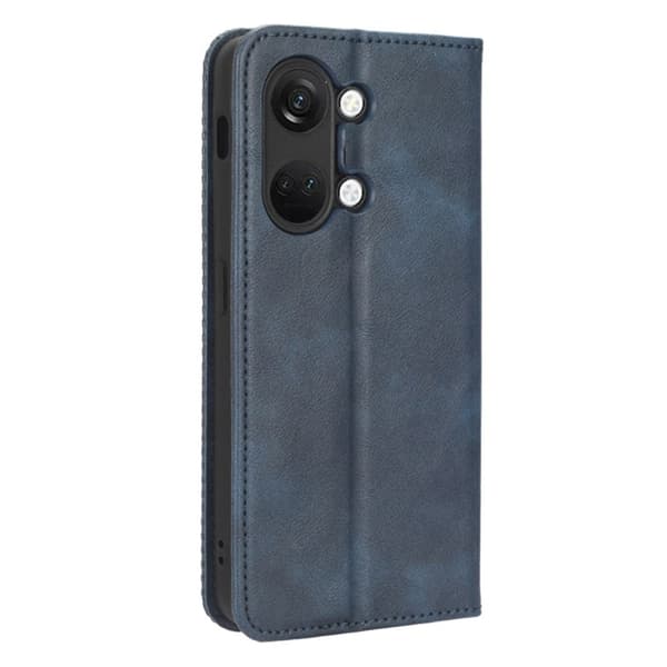 Bofink Vintage läder OnePlus Ace 2V fodral - Blå Blå