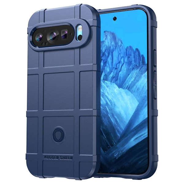Rugged Shield Google Pixel 9 Pro cover - Blå Blue