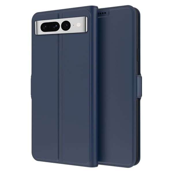 Sileä ja ohut premium-PU-nahkakotelo Google Pixel 7 Pro - Sininen Blue