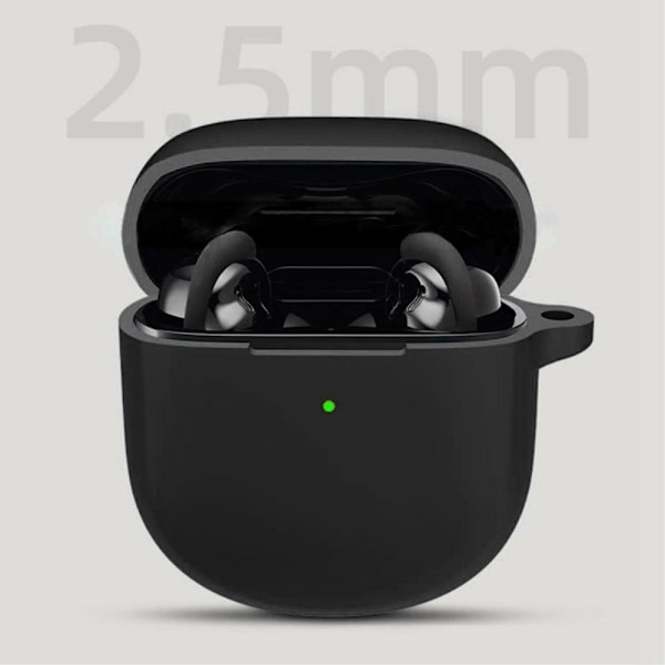 BOSE QuietComfort Earbuds II silikoneetui med spænde - Sort Black