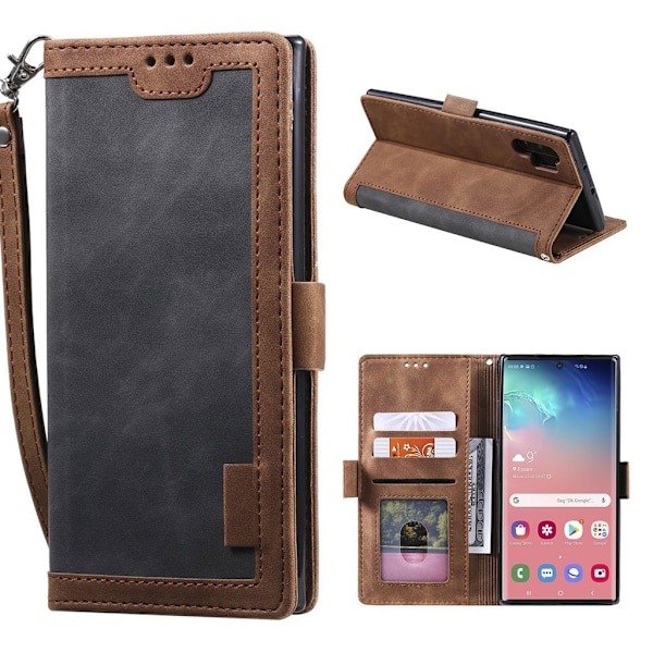 Surburbian Samsung Galaxy Note 10 Plus kotelot - Harmaa Silver grey