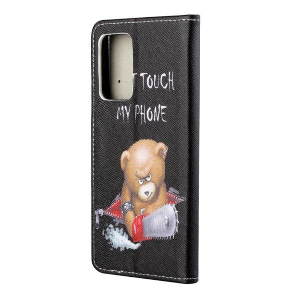 Wonderland Samsung Galaxy A82 5g Flip Etui - Bjørn Black