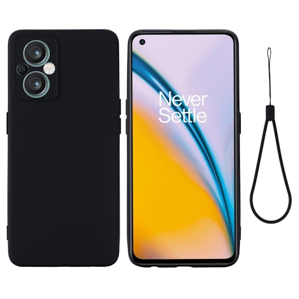 Matte Liquid OnePlus Nord N20 5G silikone cover - Sort Black