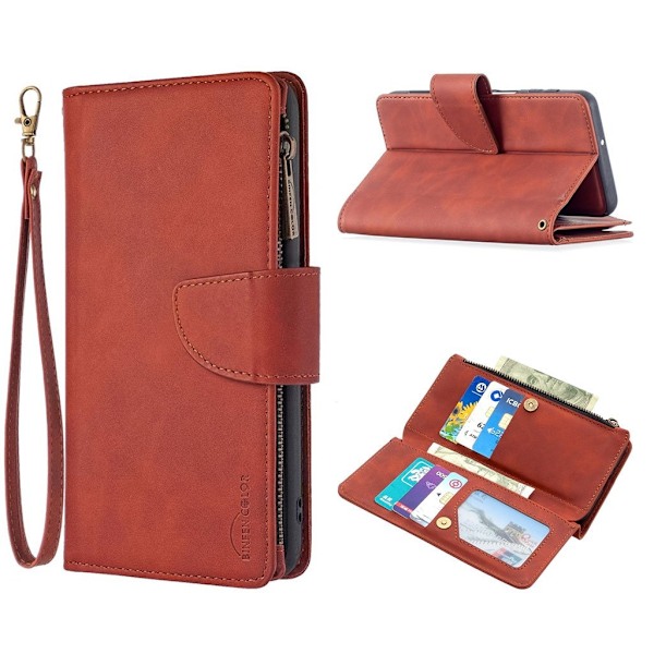 Premium Wallet Samsung Galaxy A32 5g Flip Etui - Brun Brown