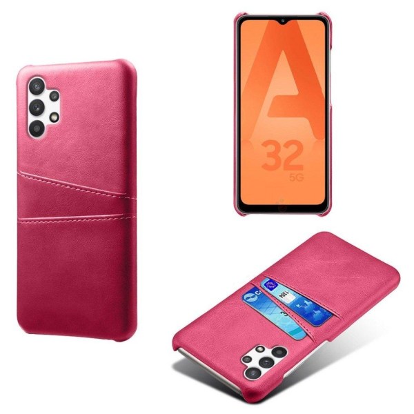 Samsung Galaxy A32 5G skal med korthållare - Rosa Rosa