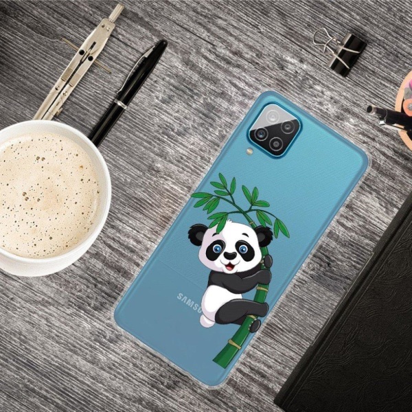 Deco Samsung Galaxy A12 5G etui - Panda Black